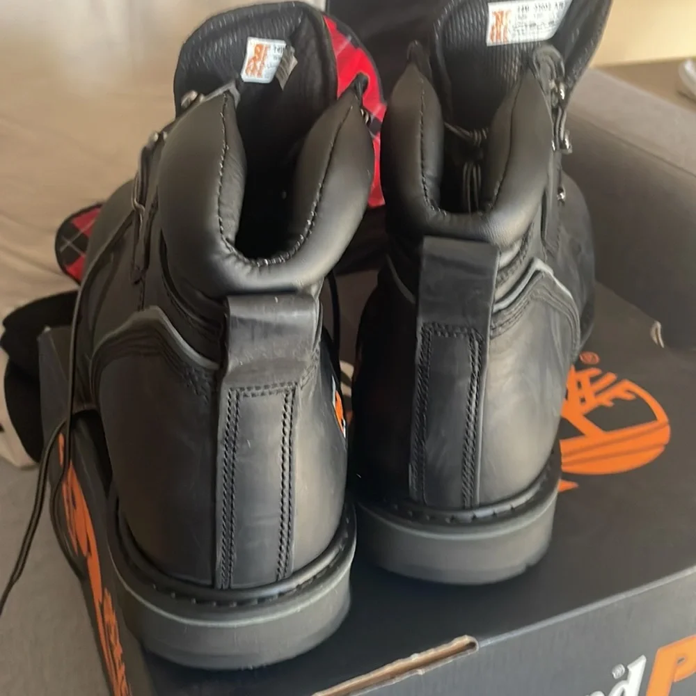 NIB Timberland Steel Safety Toe Work Boots 14 - Picture 4 of 8